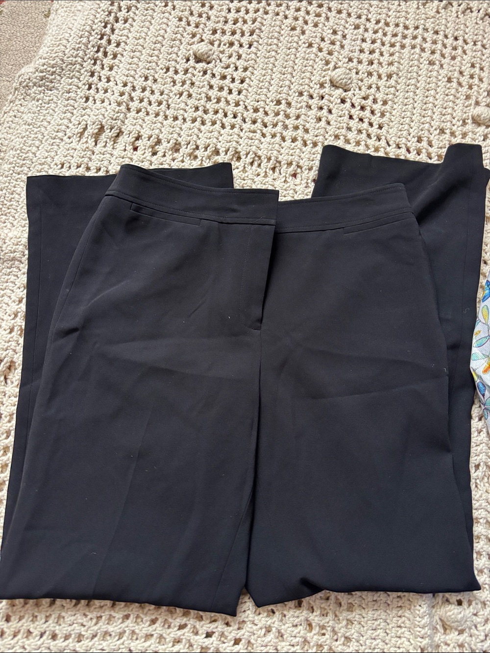 Black Women's Wide Leg Dress Pants
